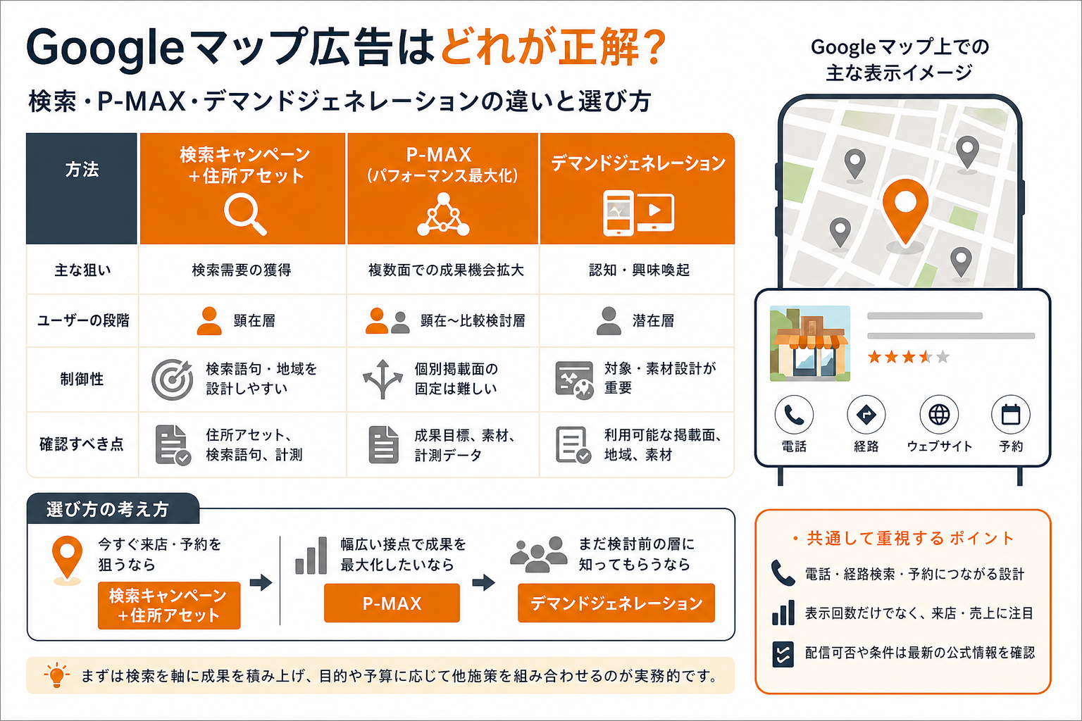 Googleビジネスプロフィールと住所アセットの配信前チェック項目