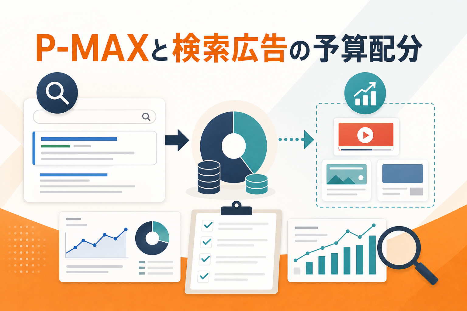 P-MAXと検索広告の予算配分｜検索をやり切ってから追加する判断基準と検証方法