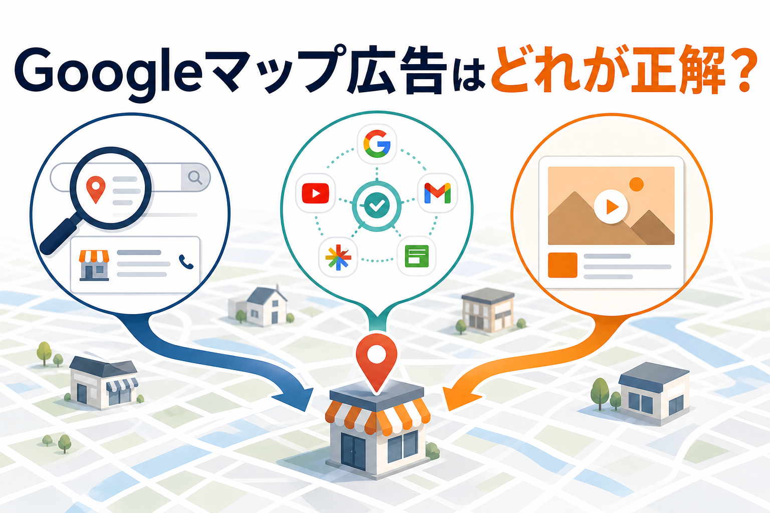 Googleマップ広告はどれが正解？検索・P-MAX・デマンドジェネレーションの違い、費用と選び方を店舗向けに解説