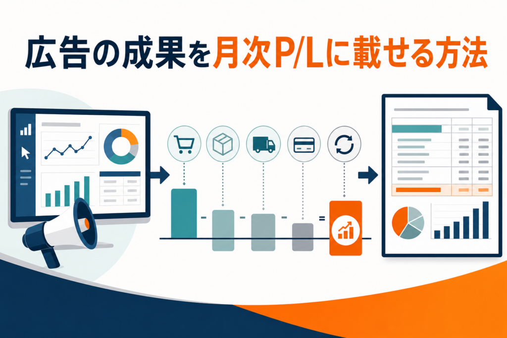 広告の成果を月次P/Lに載せる方法